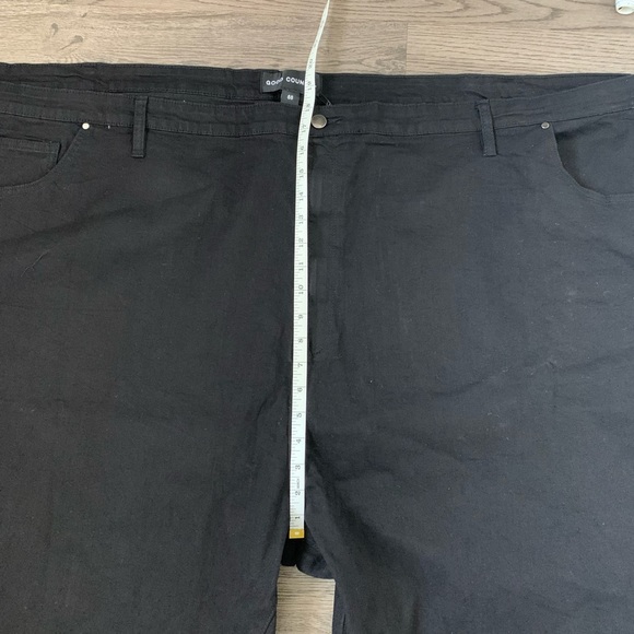 Good Counsel Big and Tall‎ Plus Size Malone Stretch Jeans Size 68/34 Black - NWT - Picture 8 of 11